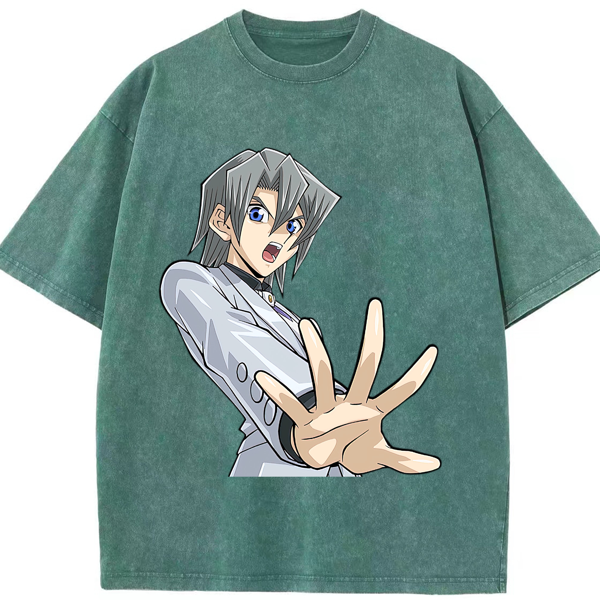 （画像用） 遊☆戯☆王 Yu-Gi-Oh! 綿100% ヴィンテージ風 半袖Tシャツ（フロントプリント）